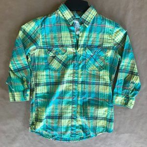 Nollie Plaid Button Down Women’s Shirt